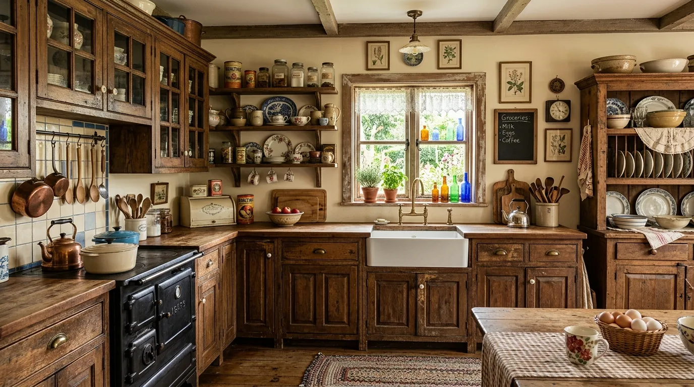 Bring in florals or branches to keep the room feeling alive inspiration for a vintage inspired home interior.